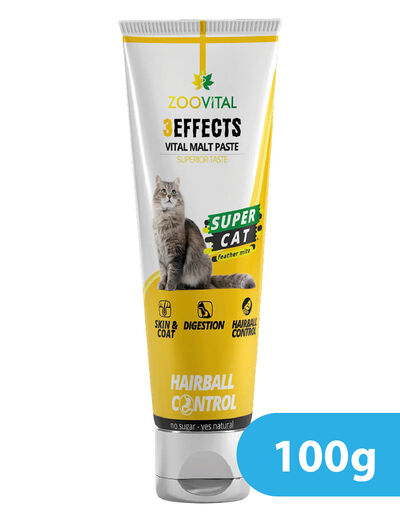 Zoovital Cat Hairball control 3 Effect Paste, 100g