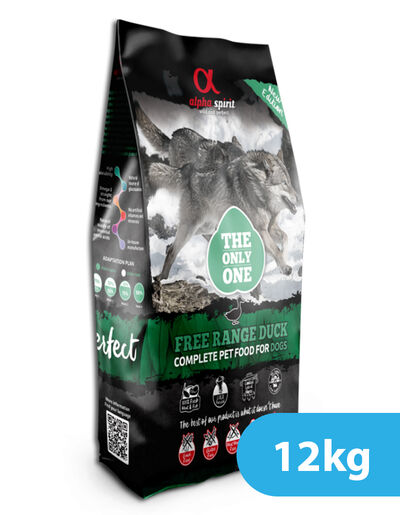 Alpha Spirit The Only One Adult Dog Food Duck 12 kg