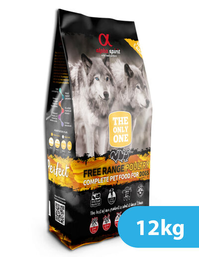 Alpha Spirit The Only One Adult Dog Food Poultry 12 kg