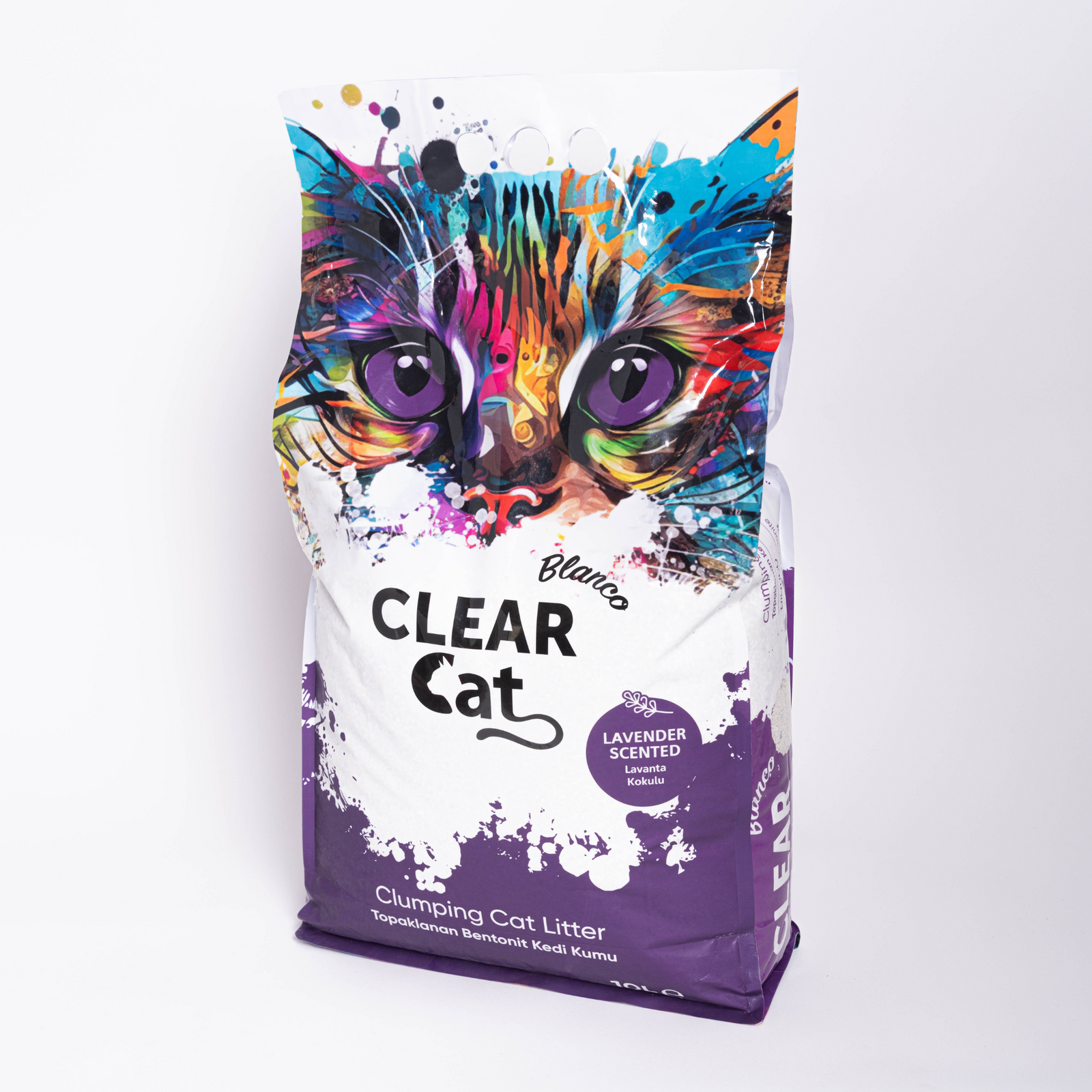 ClearCat Blanco Cat Litter - Lavender 10 L - ClearCat - Kuwait
