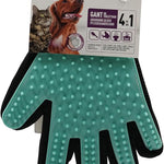 VETOCANIS 4-in-1 Silicone Grooming Glove for Dogs and Cats