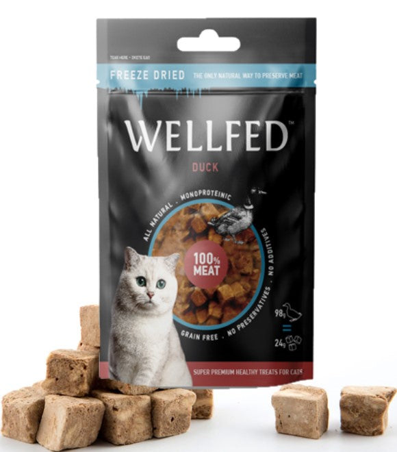 Wellfed Cat Treats - Duck 24g - Wellfed - Kuwait