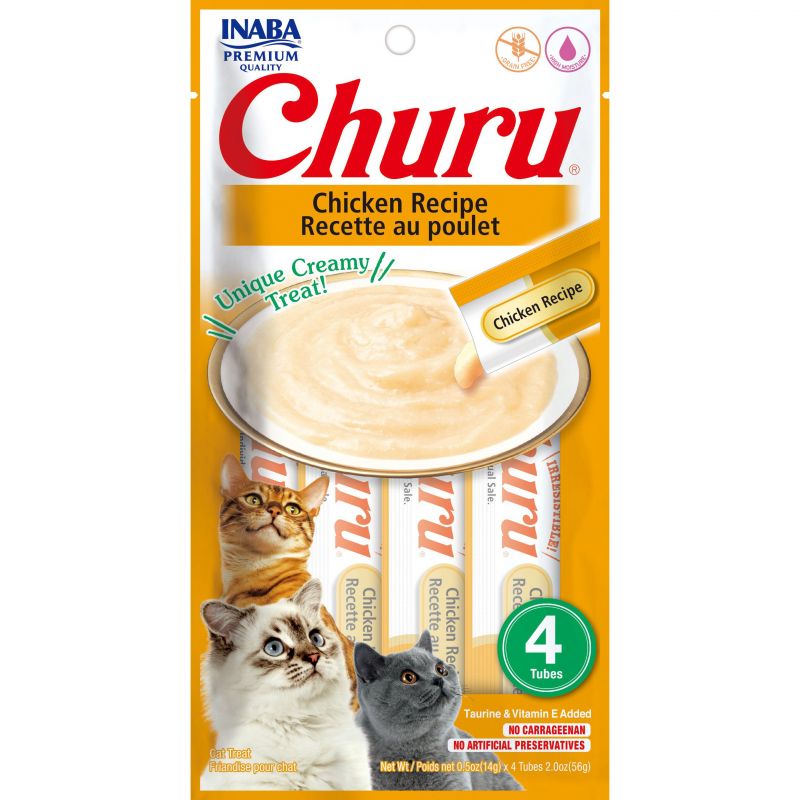 Inaba Churu Cat Chicken Recipe 56 Gr. - Inaba - Kuwait