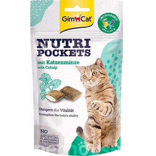 Gimcat Nutri Pockets - Catnip & Multivitamin 60g - Gimcat - Kuwait