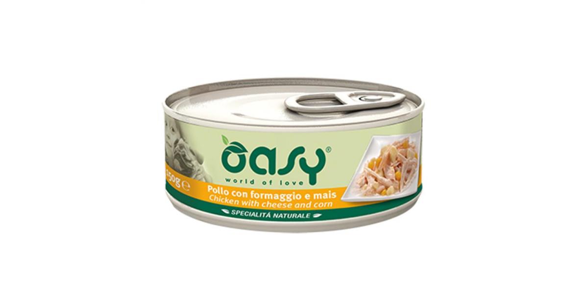 Oasy Dog Wet Food - Chicken w/ Cheese & Corn 150g - Oasy - Kuwait