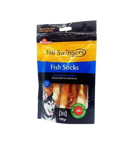 Tail Swingers - Fish and Chicken Sticks 100g - Tail - Kuwait