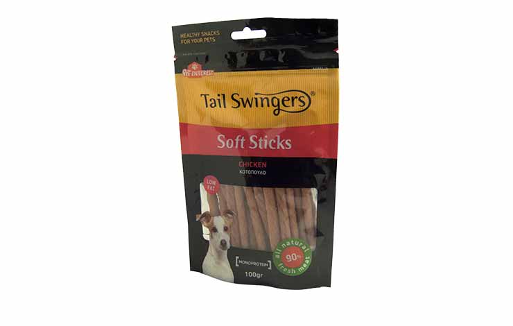 Tail Swingers Dog Treats - Chicken Soft Sticks 100g - Tail - Kuwait