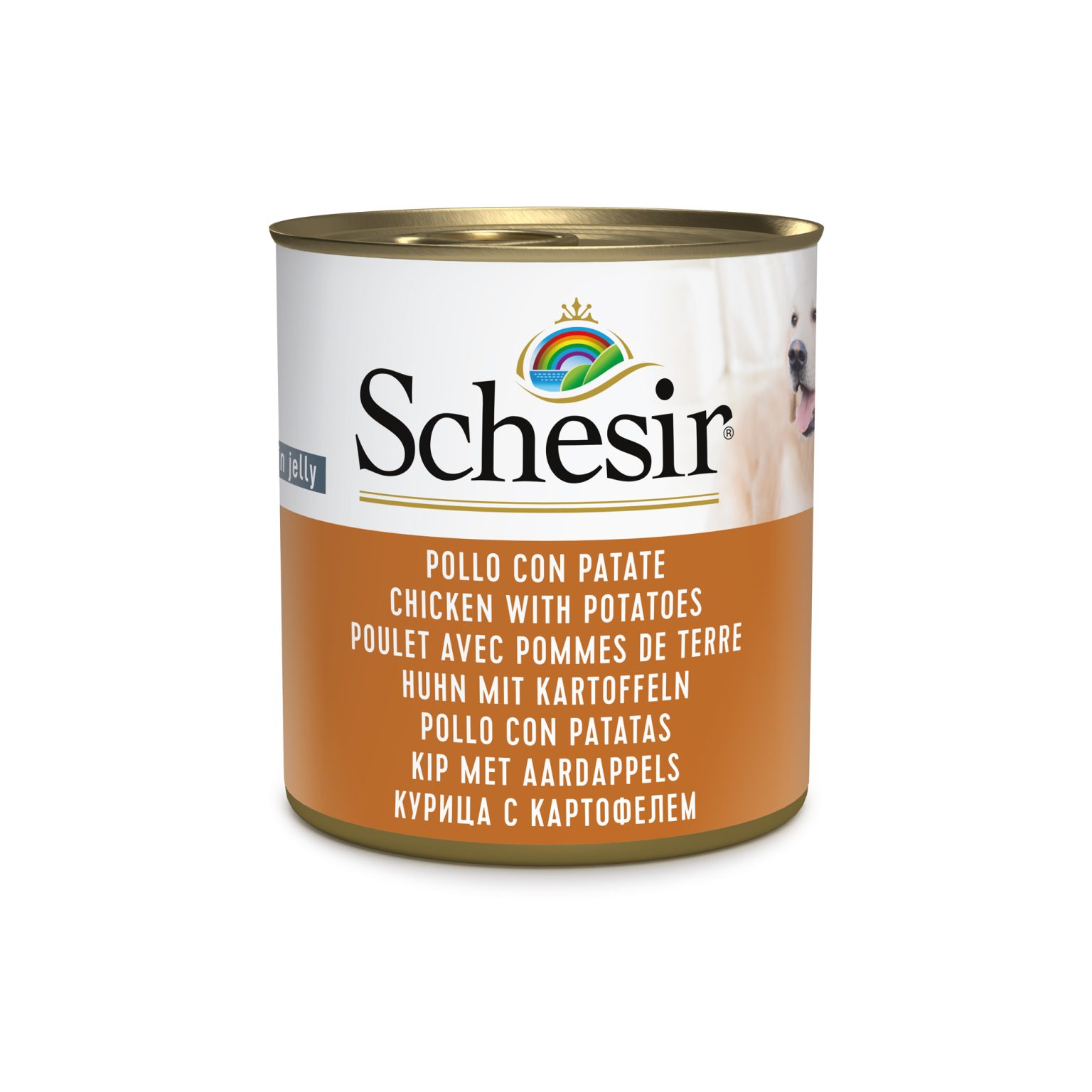 Schesir Chicken with Potatoes Wet Dog Food, 285g - Schesir - Kuwait
