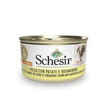 Schesir Chicken with Potatoes and Rosemary Wet Dog Food, 85g - Schesir - Kuwait