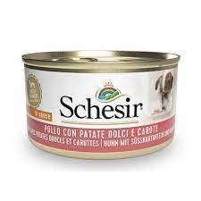 Schesir Chicken with Potatoes and Carrots Wet Dog Food, 85g - Schesir - Kuwait