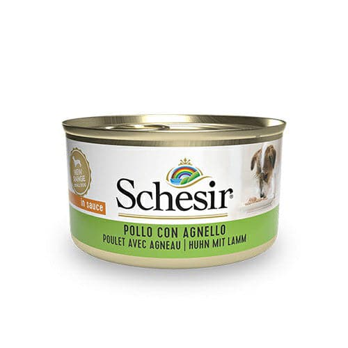 Schesir Chicken with Lamb Wet Dog Food, 85g - Schesir - Kuwait