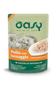 Oasy Chicken with Cheese Pouch Cat Food 70g - Oasy - Kuwait
