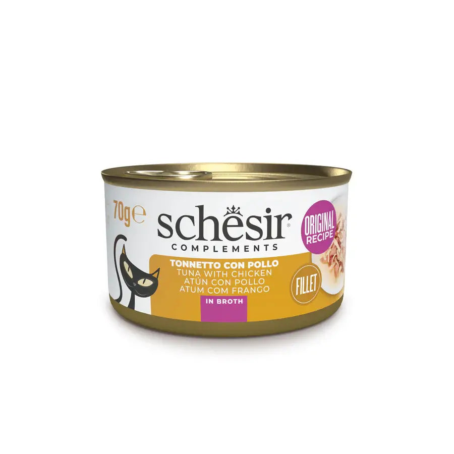 Schesir- Original Tuna with Chicken Fillets in Broth70g
