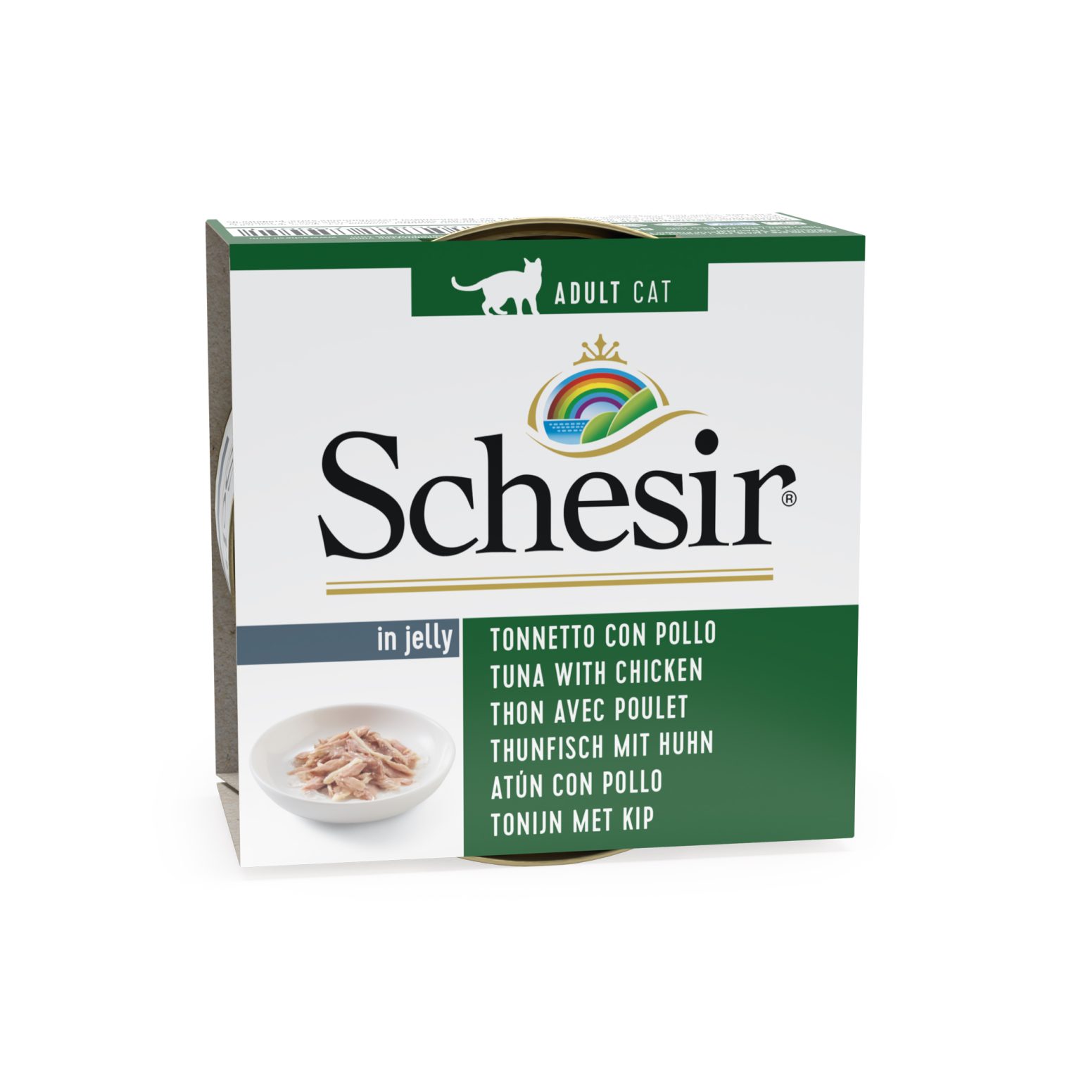 Schesir Tuna with Chicken Wet Cat Food, 85g - Schesir - Kuwait