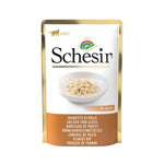 Schesir Chicken Thin Slices in Gravy Pouch Wet Cat Food, 85g - Schesir - Kuwait