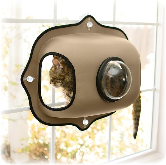 K&H Beds - Ez Window Bubble Pod Tan