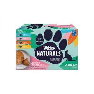 Webbox Natural Cat Food Mousse Multipack 12 x 85 g