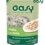 Oasy Natural Chicken with Apple in Soft Jelly Cat Wet Food 70 gm