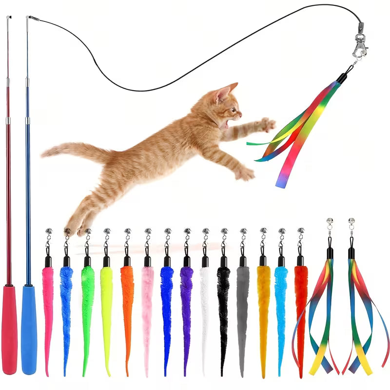 Interactive Cat Toy Set