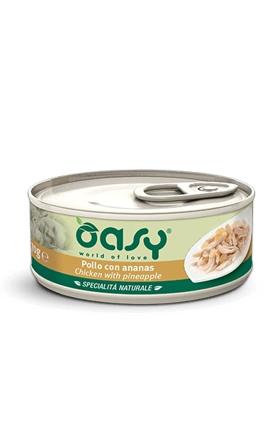 Oasy Chicken with Pineapple wet food 150 g - Oasy - Kuwait