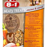 8in1 Meaty Treats Freeze Dried Chicken & Carrots 50 g