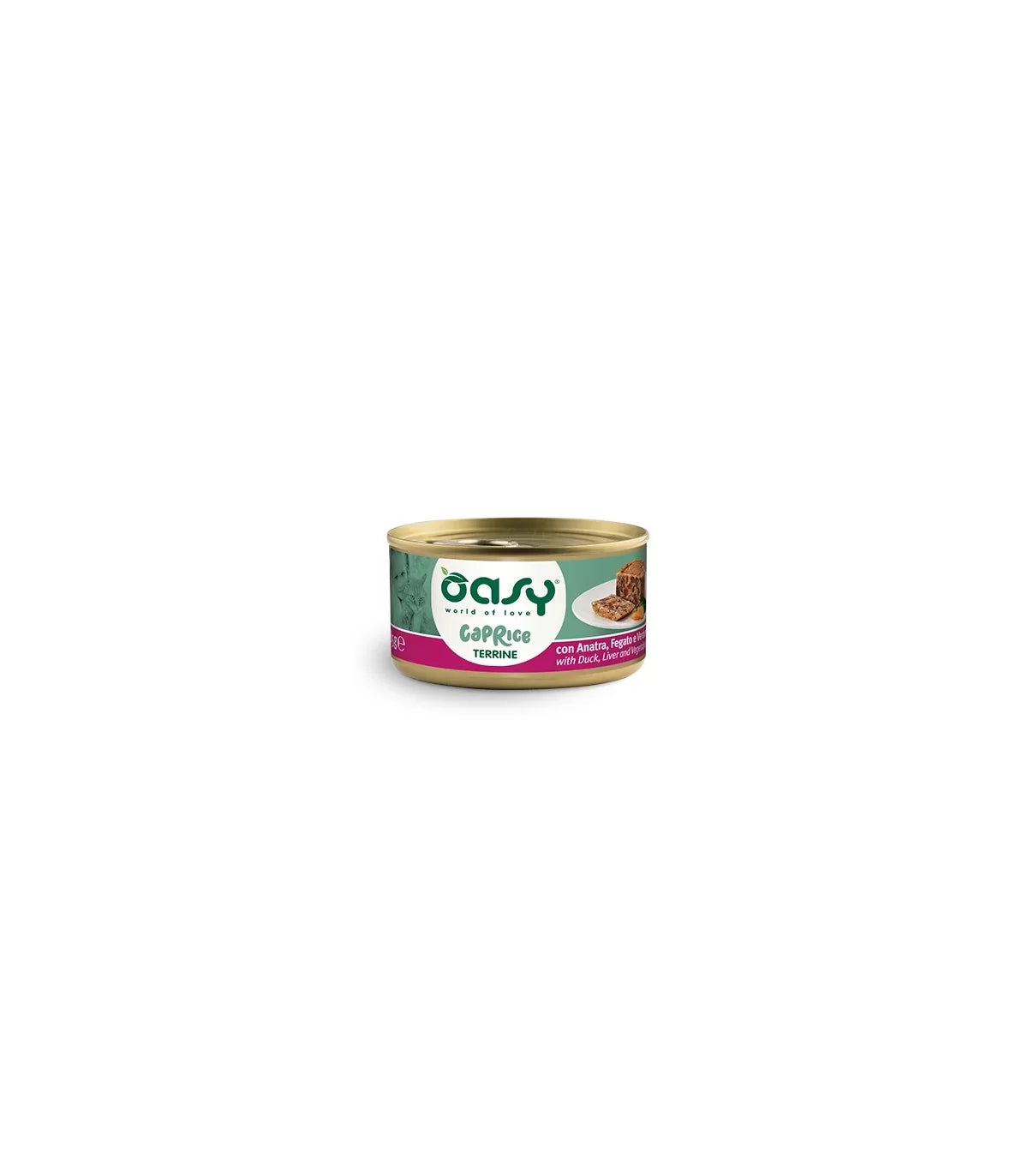 Oasy Cat Wet Food - Terrine with Duck, Liver and Vegetables 85g