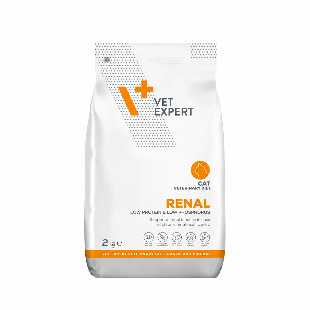 Vet Expert Renal طعام جاف للقطط لدعم وظائف الكلى - 2 كغ