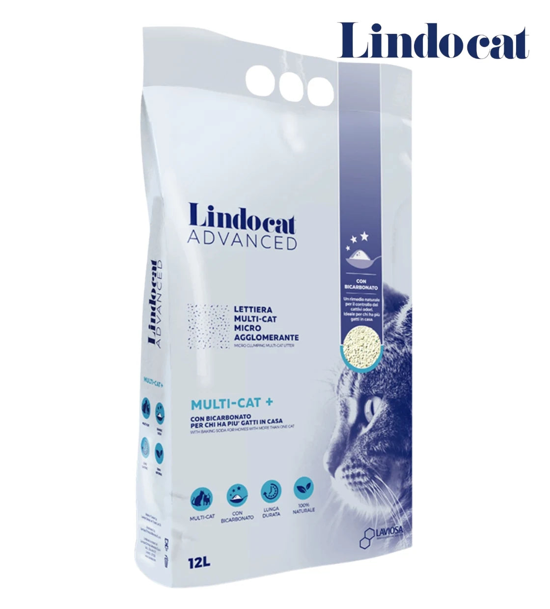 White Bentonite Advanced Multi-Cat + (Fragrance-free) 12 L