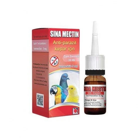 Sina Mectin Antiparasitic Topical Drops, 10mL