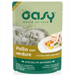 OASY NATURAL WET CAT FOOD CHICKEN WITH VEGETABLES 70g
