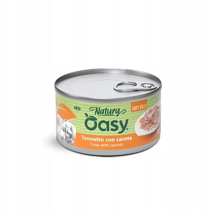 Oasy Natury Tuna with Carrots Soft in Jelly Cat Wet Food 150gm