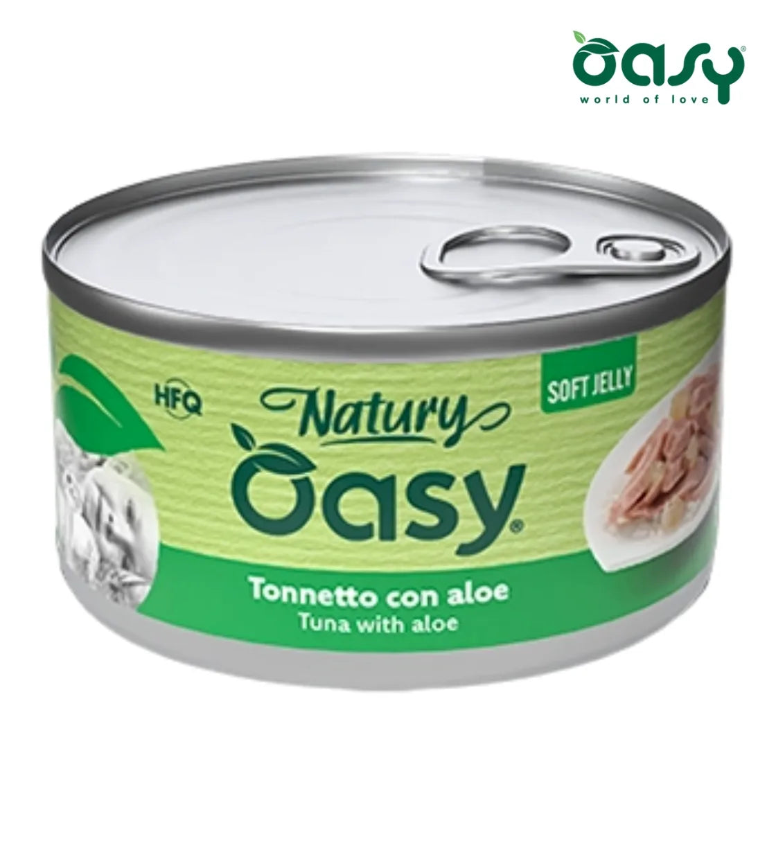 Oasy  NATURY Tuna with aloe Soft Jelly 150g