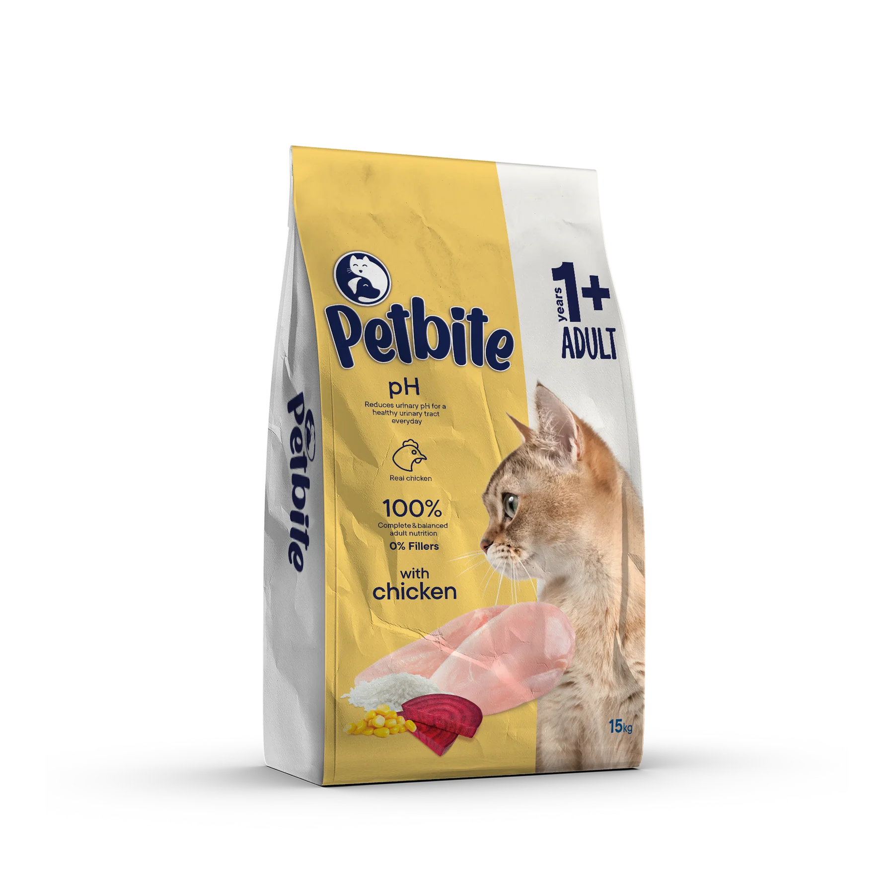 Petbite Adult Cat Food with Chicken – 1kg