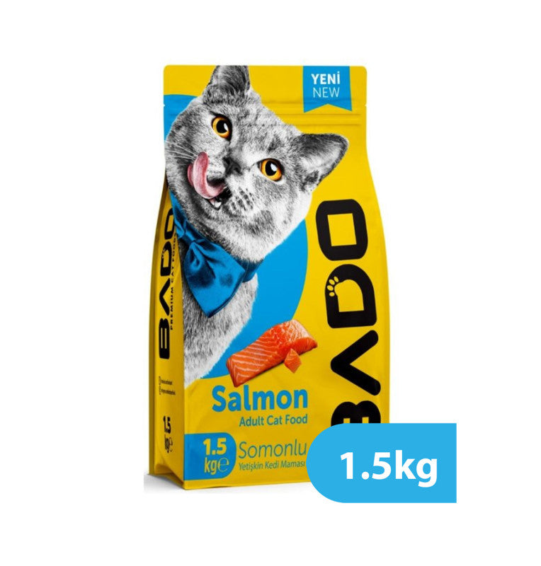 BADO ADULT CAT FOOD SALMON 1,5 KG