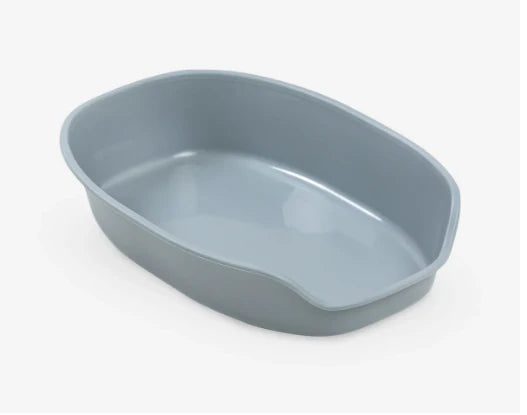 Gemini Cat Litter Tray - 28 x 42 x 9 cm/Light Blue