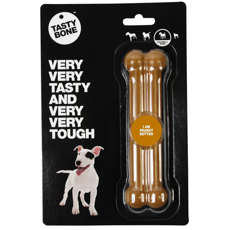 TastyBone Nylon Toy for Small Dogs, Peanut Butter Flavor