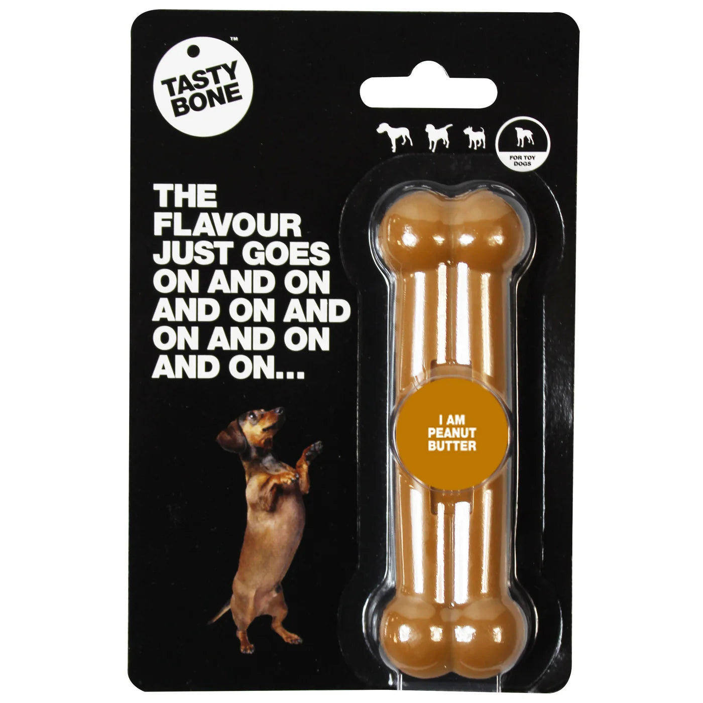 TastyBone Nylon Toy Dog, Peanut Butter Flavor