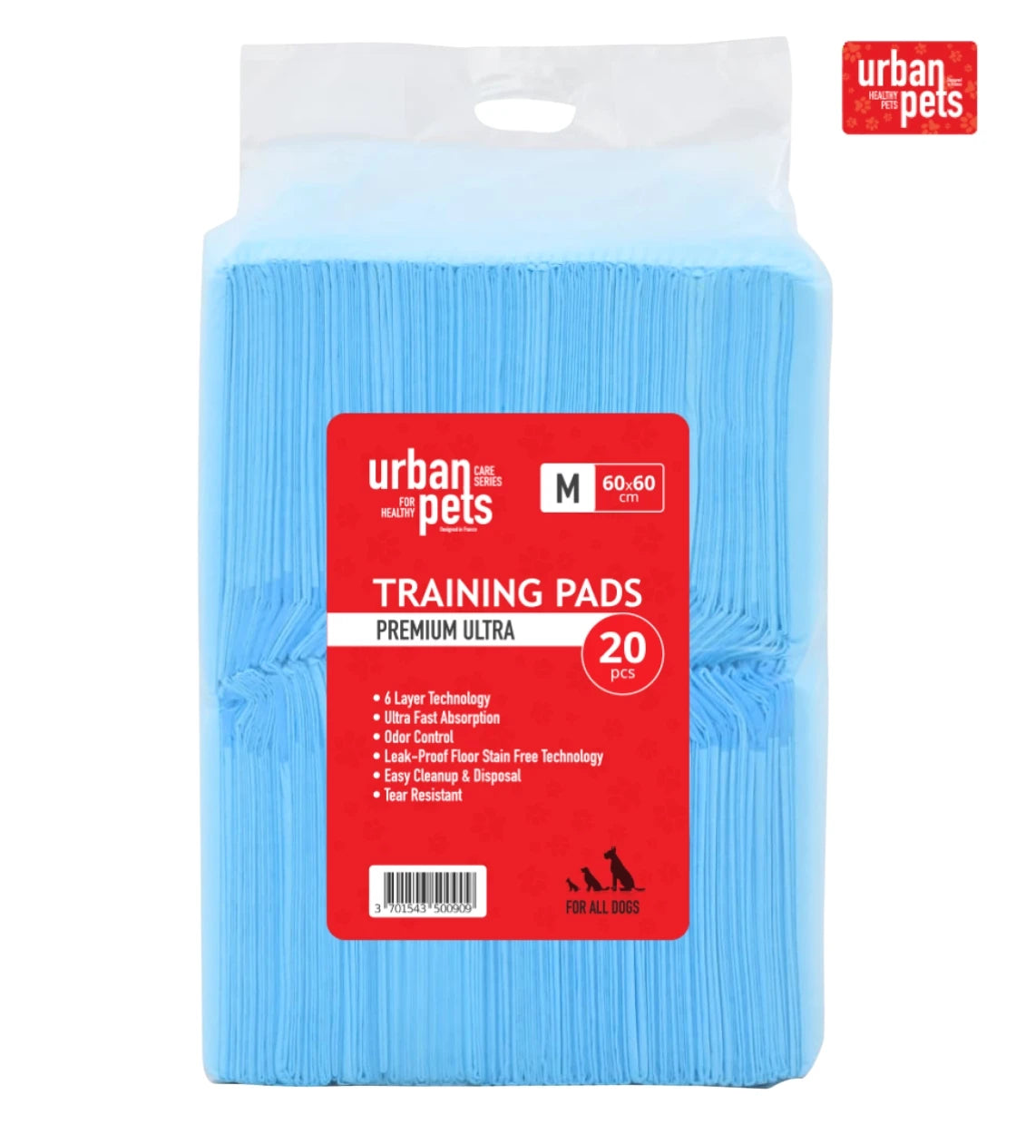 Premium Ultra Training Pads 20pcs/pk 60 x 60 cm