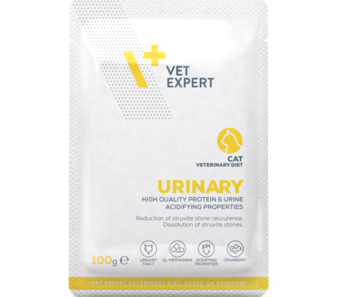 VetExpert Urinary Cat Wet Food Pouch, 100g