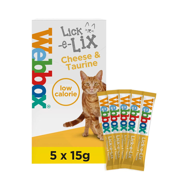 Webbox - Cat Treat - Lick-e-Lix Cream Cheese & Taurine 75g (5pcs)