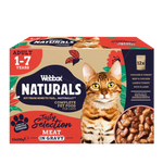 Webbox Natural  - Cat Food - Meat in Gravy Selection 12 x 100g