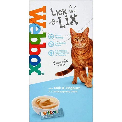 Webbox - Cat Treat - Lick-e-Lix Cream Milk & Yoghurt 75g (5pcs)
