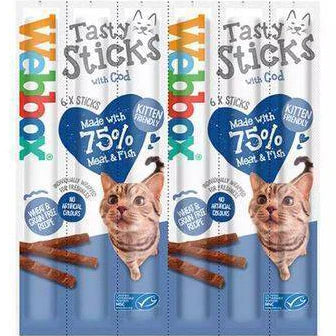 Webbox - Cat Treat - Tasty Sticks Cod 30g (6 pcs)