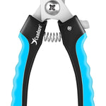 Candure Dog Nail Clippers with Safety Guard to Avoid Over-Cutting Toe Nails Professional Grooming Pet Nail Clipper