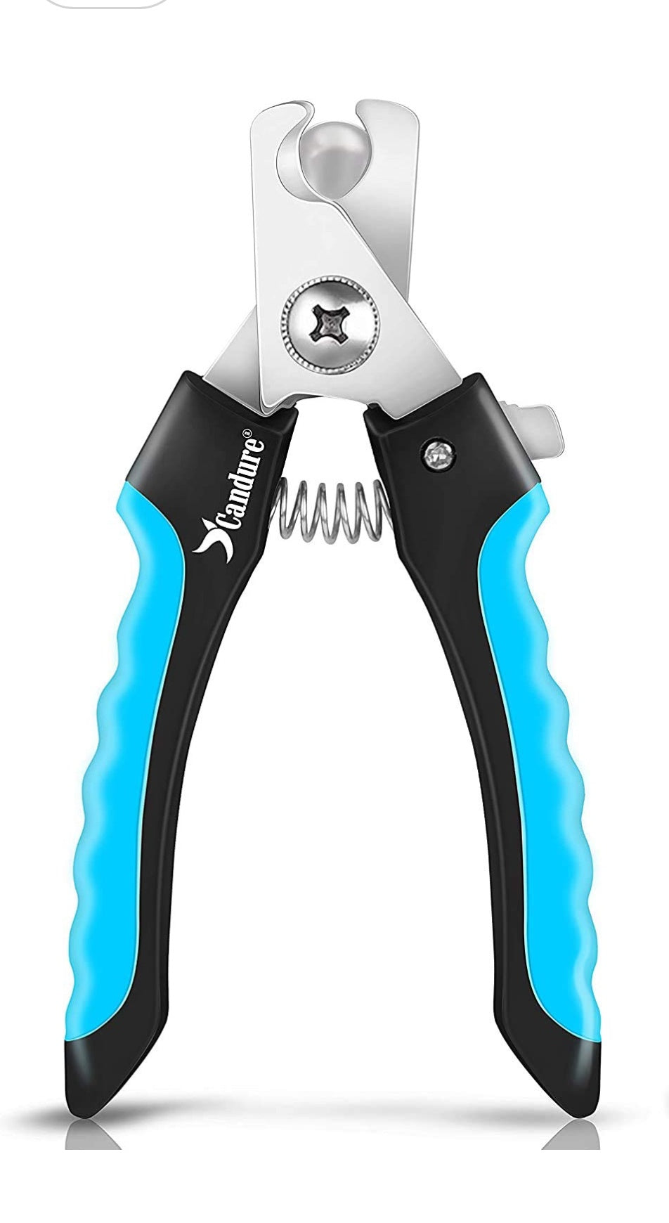 Candure Dog Nail Clippers with Safety Guard to Avoid Over-Cutting Toe Nails Professional Grooming Pet Nail Clipper