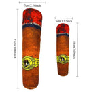 Durable Chew Resistant Cigar Dog Chew Bone Toy Large