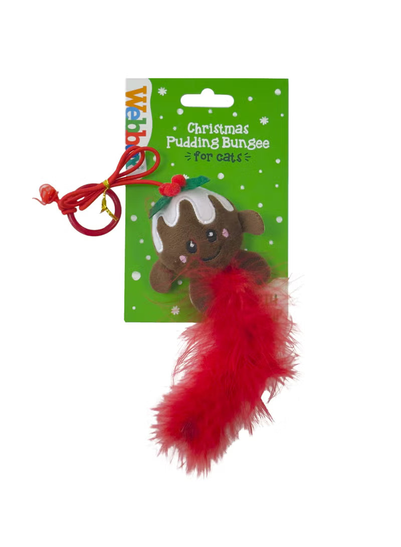 Festive - Cat Christmas Pudding Toy