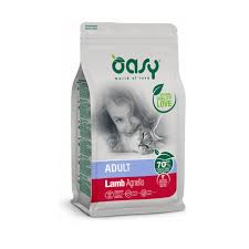 طعام القطط البالغة Oasy Dry باللحم الضأن، 1.5 كجم