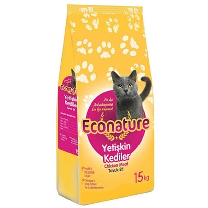 Econature Chicken Adult Cat Food 15 kg