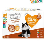 Webbox Cat Food Delight Adult Multipack Gravy Selection 12 x 100 g